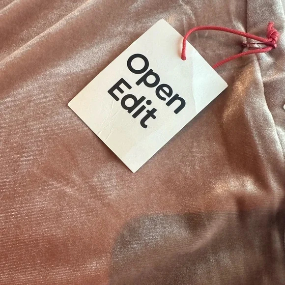 Open Edit Velour Flare Legging Pants Size XL New with Tag - Picture 7 of 8